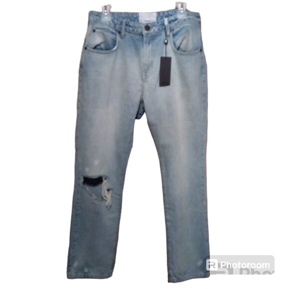 One Teaspoon Baggies distressed jeans sz 31 NEW - Picture 1 of 13